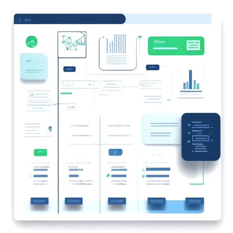 Symbol für strukturierte Projektdokumentation und Prozessoptimierung